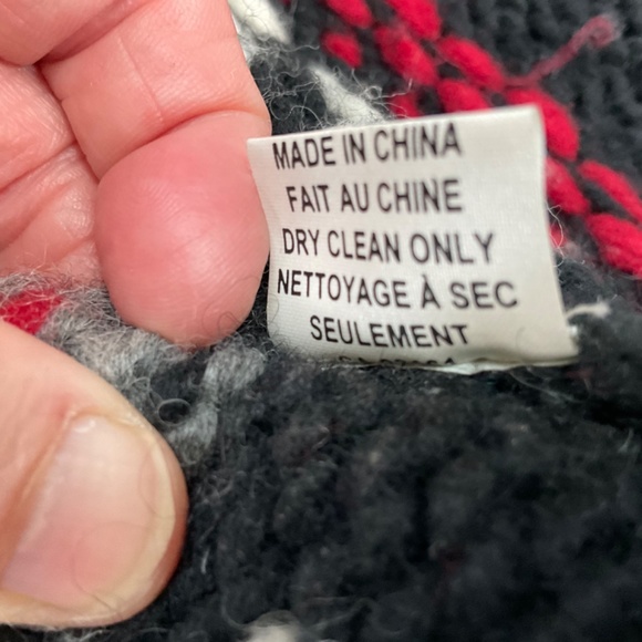 Men’s small or Women’s large chunky 100% wool sweater by Nuevo Americana - Picture 9 of 9